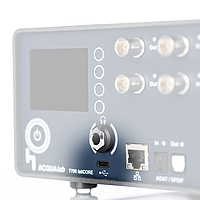 Side view on labCORE extension coreUSB