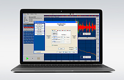 Laptop screen showcasing HAE-BGN