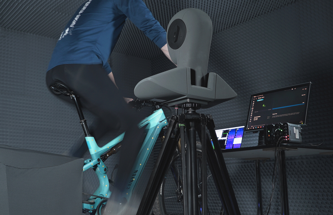 E-bike sound analysis in testing environment