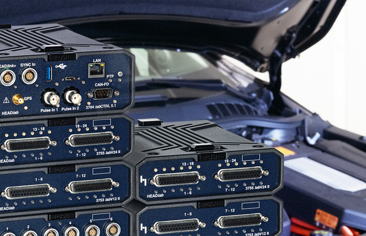 HEADlab system installed in the car
